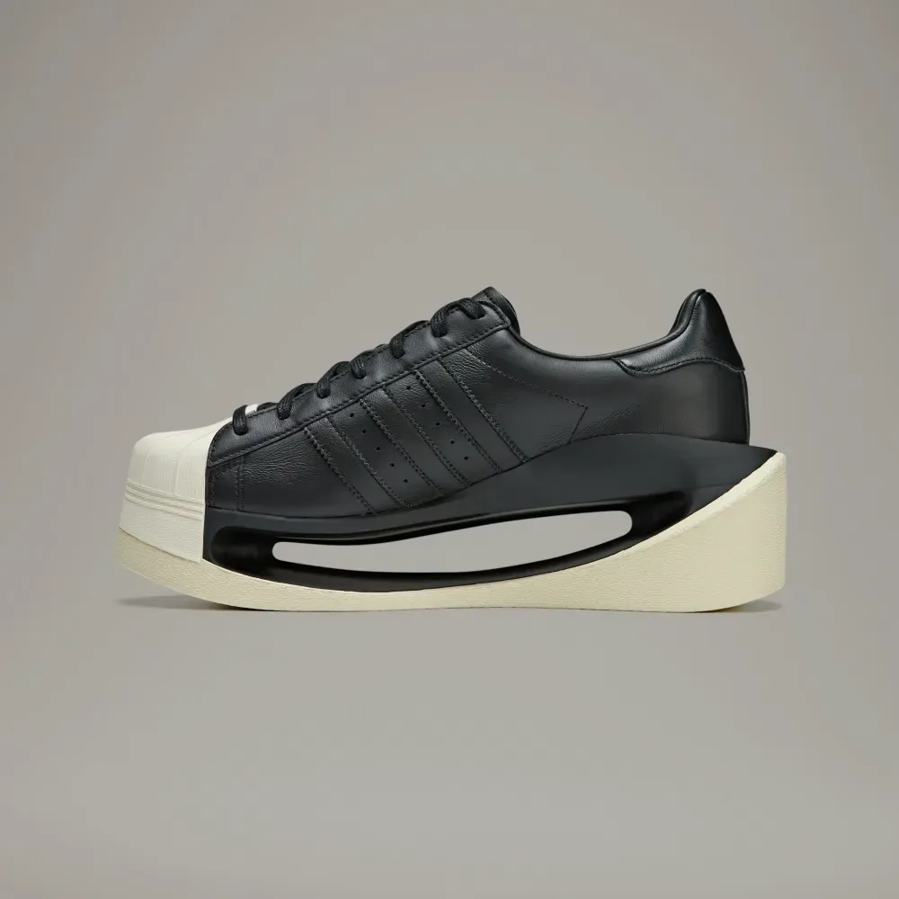 Y-3 x adidas Gendo Superstar Black Cream White foto 3