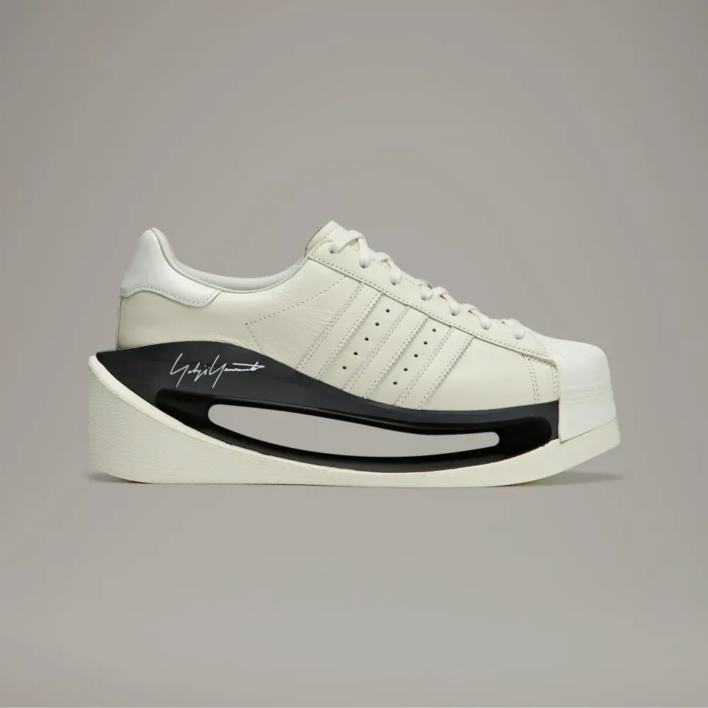 Y-3 x adidas Gendo Superstar Cream White Black Off White - Droper