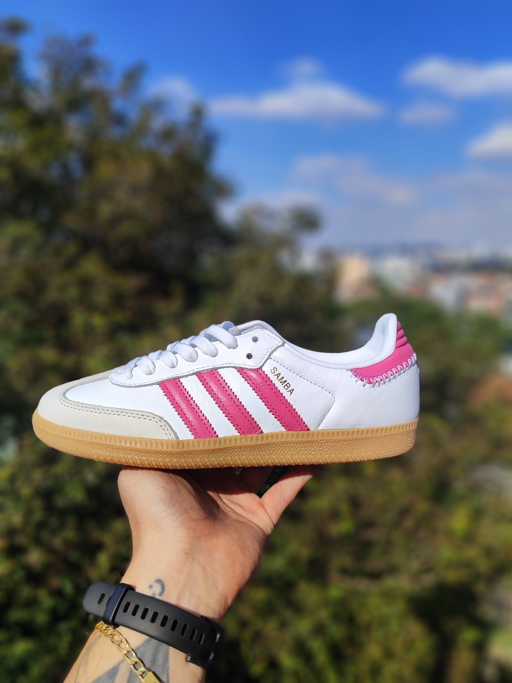 adidas Samba OG Cloud White Rose Tone — 36, Novo