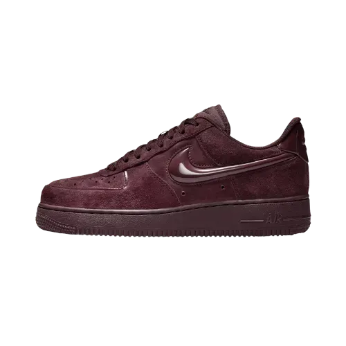 Nike Air Force 1 Low Suede Glossy Burgundy Crush
