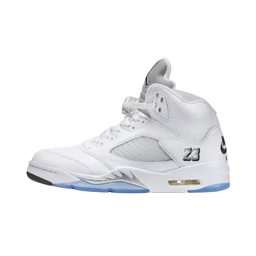 Supreme x Air Jordan 5 Retro White - Droper
