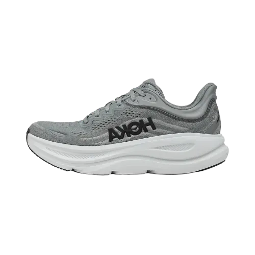 Hoka Bondi 9 White Grey