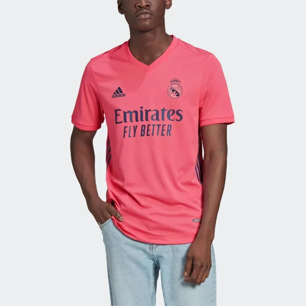 Camisa adidas Real Madrid 20/21 Authentic Pink - Droper
