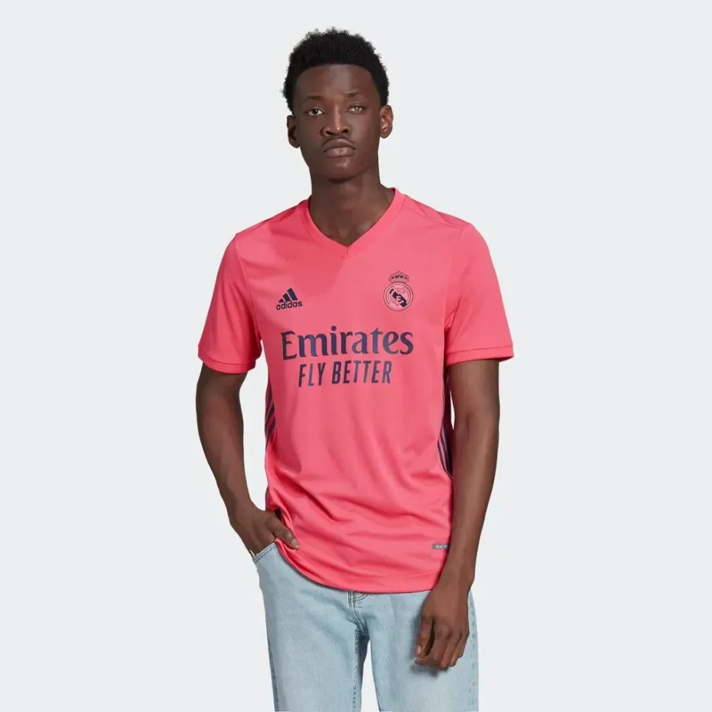 adidas Real Madrid ピンクシャツ 0サイズ Camisa adidas Real Madrid 20/21 Authentic Pink - Droper