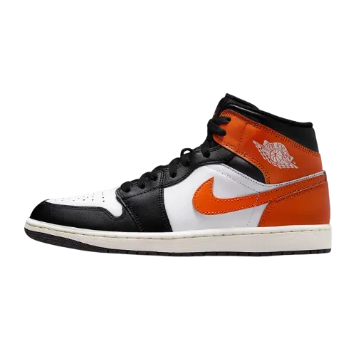 Air Jordan 1 Mid Black Toe Starfish