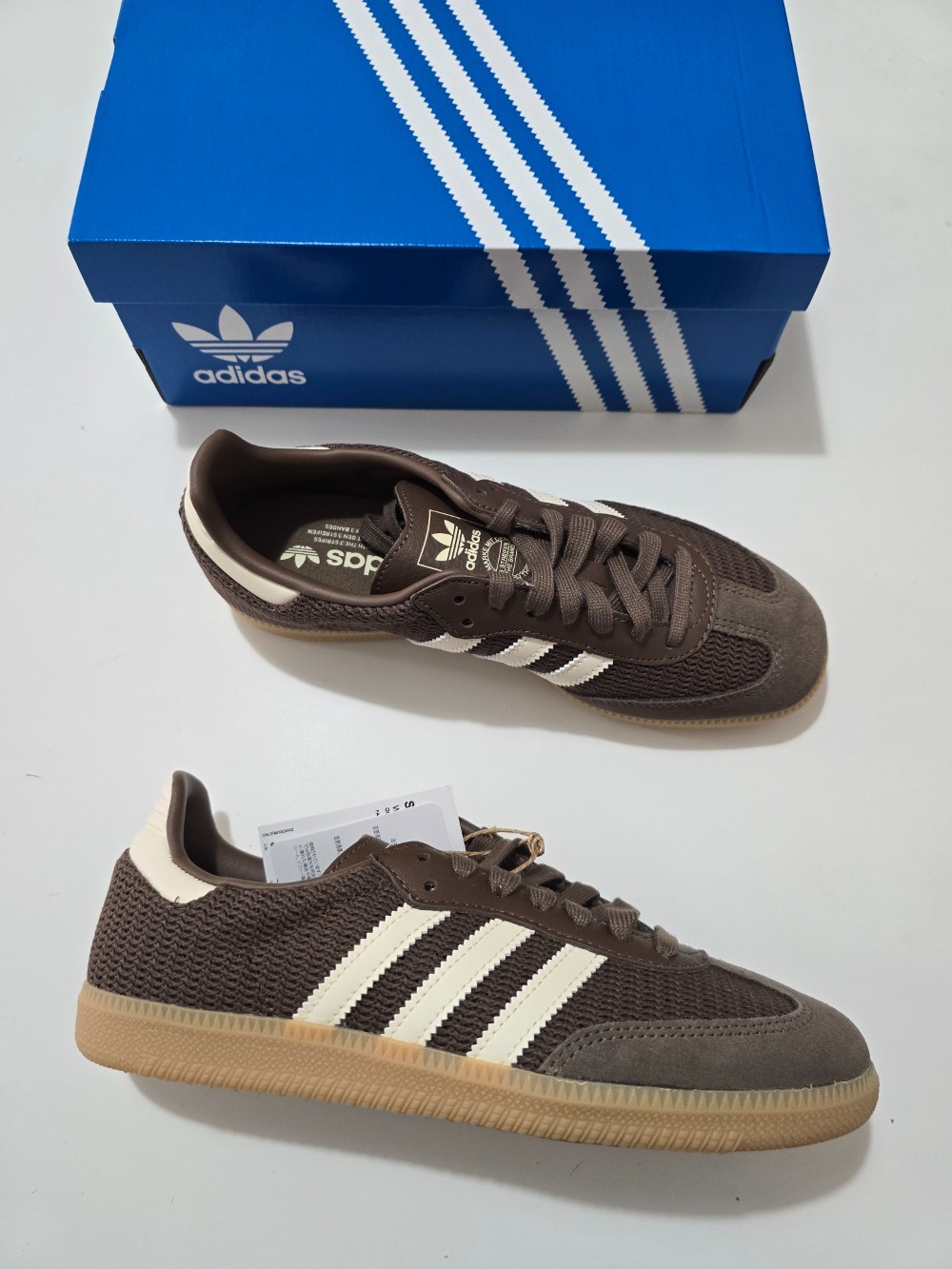 adidas Samba OG Earth Strata Wonder White Magic Beige — 37, Novo
