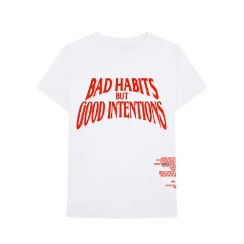 Nav x Vlone Camiseta Bad Habits White