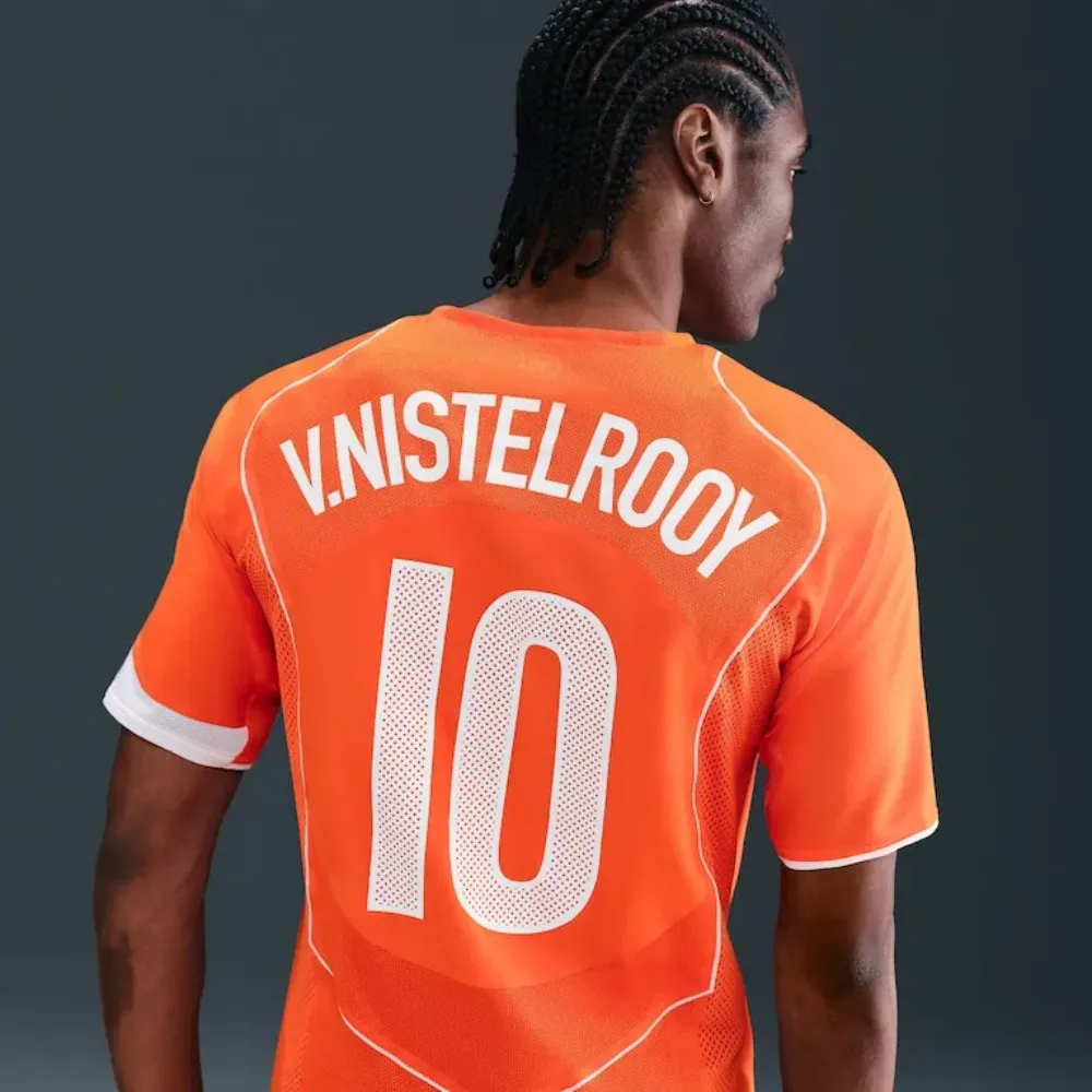 Camisa Holanda Nike Reedição Total 90 Van Nistelrooy Orange - Droper