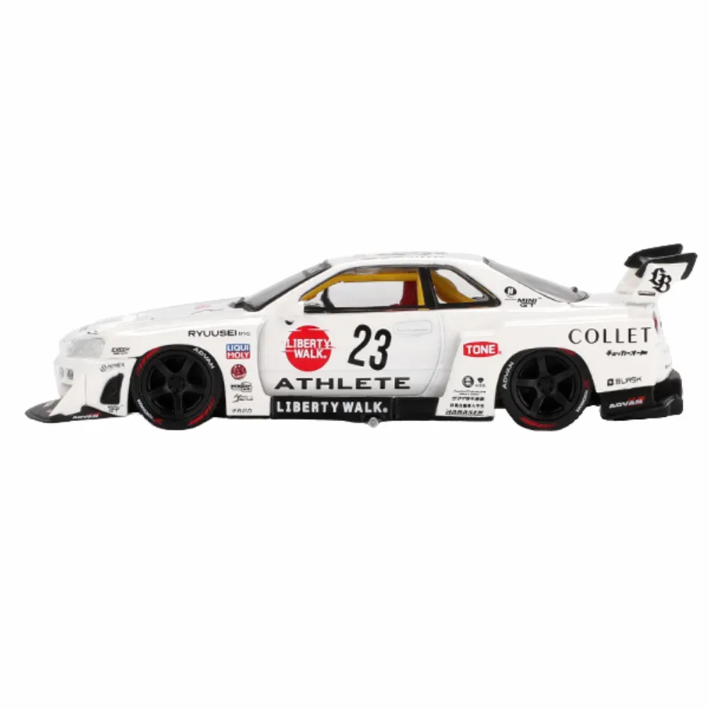 Mini GT Nissan LB-ER34 Super ATHLETE/COLLET - Droper