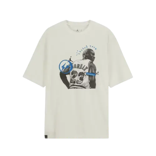 Travis Scott x Fragment x Jordan Camiseta White - Droper
