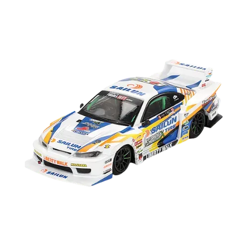 Mini GT Nissan LB-Super S15 SILVIA #555 2023 Formula Drift Japan