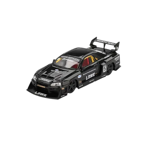 Liberty Walk x A Bathing Ape x Mini GT LB-ER34 Super SKYLINE - Droper