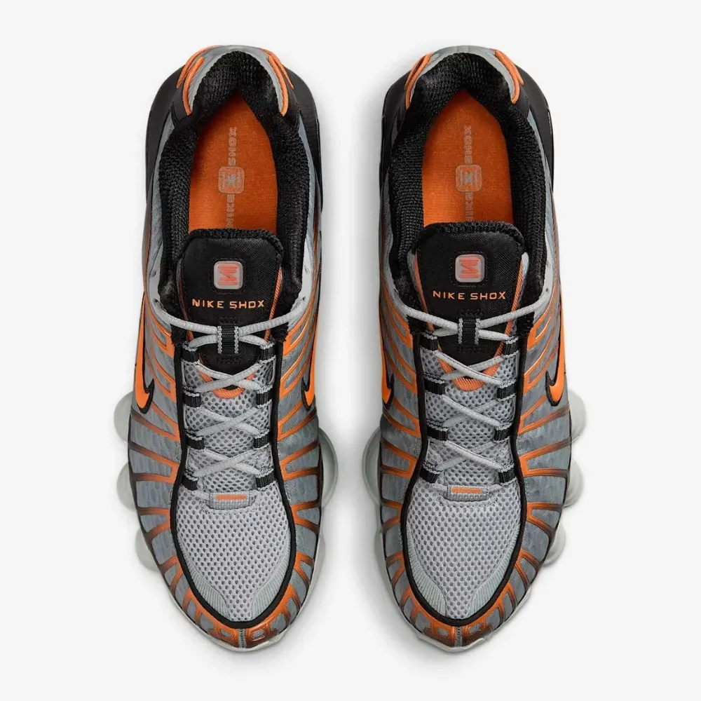 Nike Shox TL Light Smoke Grey Black Bright Mandarin - Droper