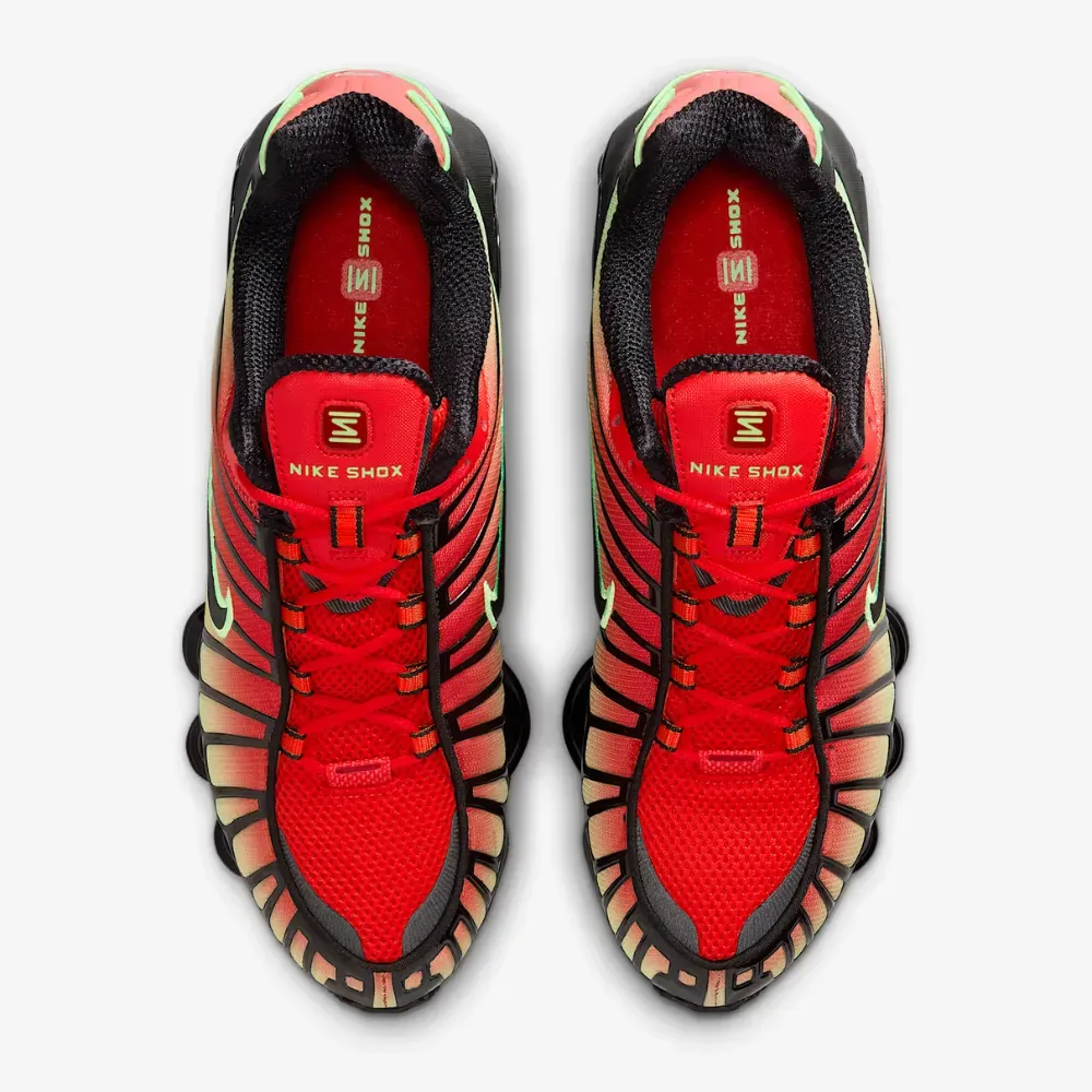 Nike Shox TL Light Crimson Green Strike Black - Droper