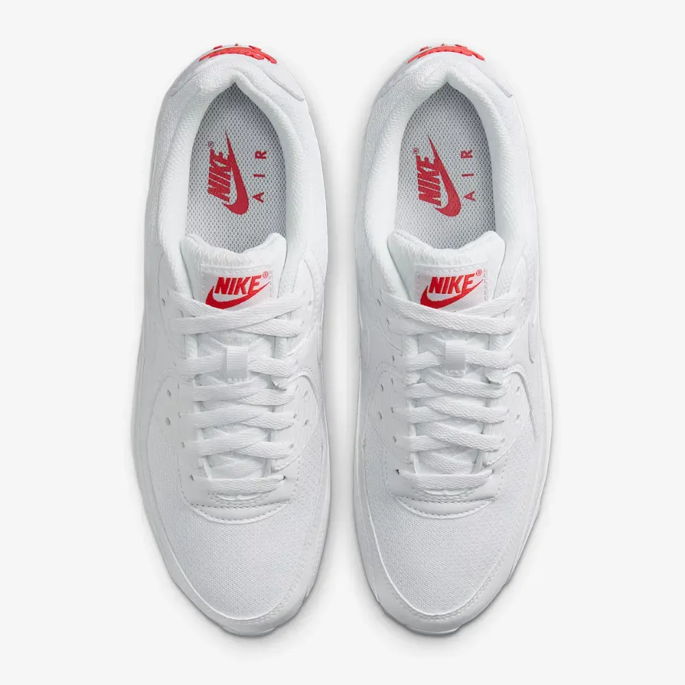 Nike Air Max 90 White Light Crimson - Droper