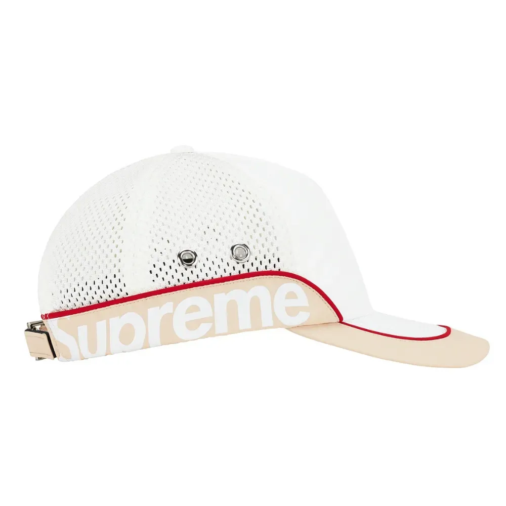 Boné Supreme Side Logo 5-Panel White - Droper