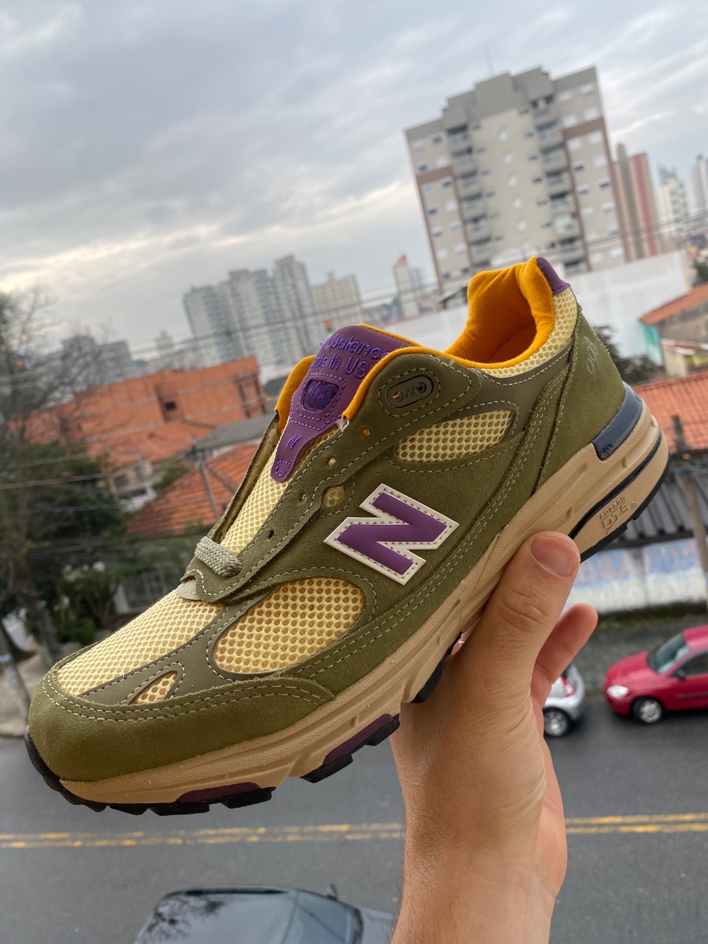 Teddy Santis x New Balance 993 Made in USA Olive Leaf Maize