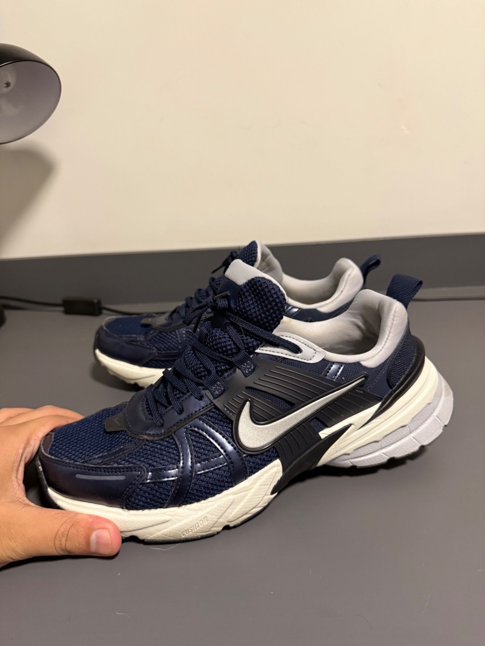 Nike V2K Run Thunder Blue Wolf Grey
