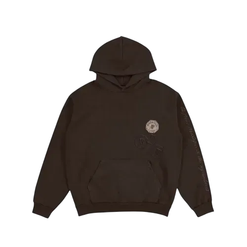 Audemars Piguet x Travis Scott Moletom Emblem Hoodie Dark Brown