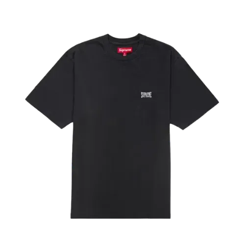 Camiseta Supreme Warm Up Washed S/S Black