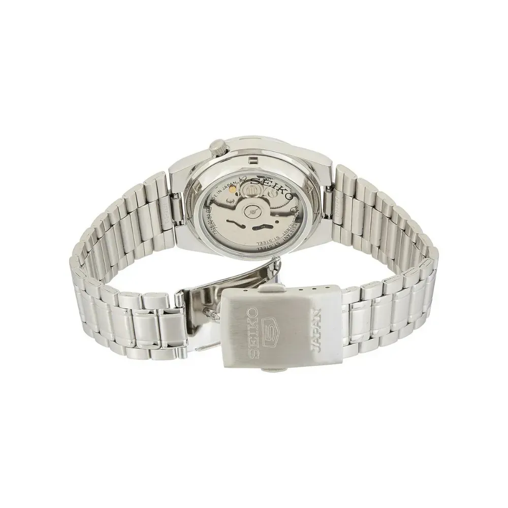 Relógio Seiko 5 Automatic Arab Silver Black foto 2