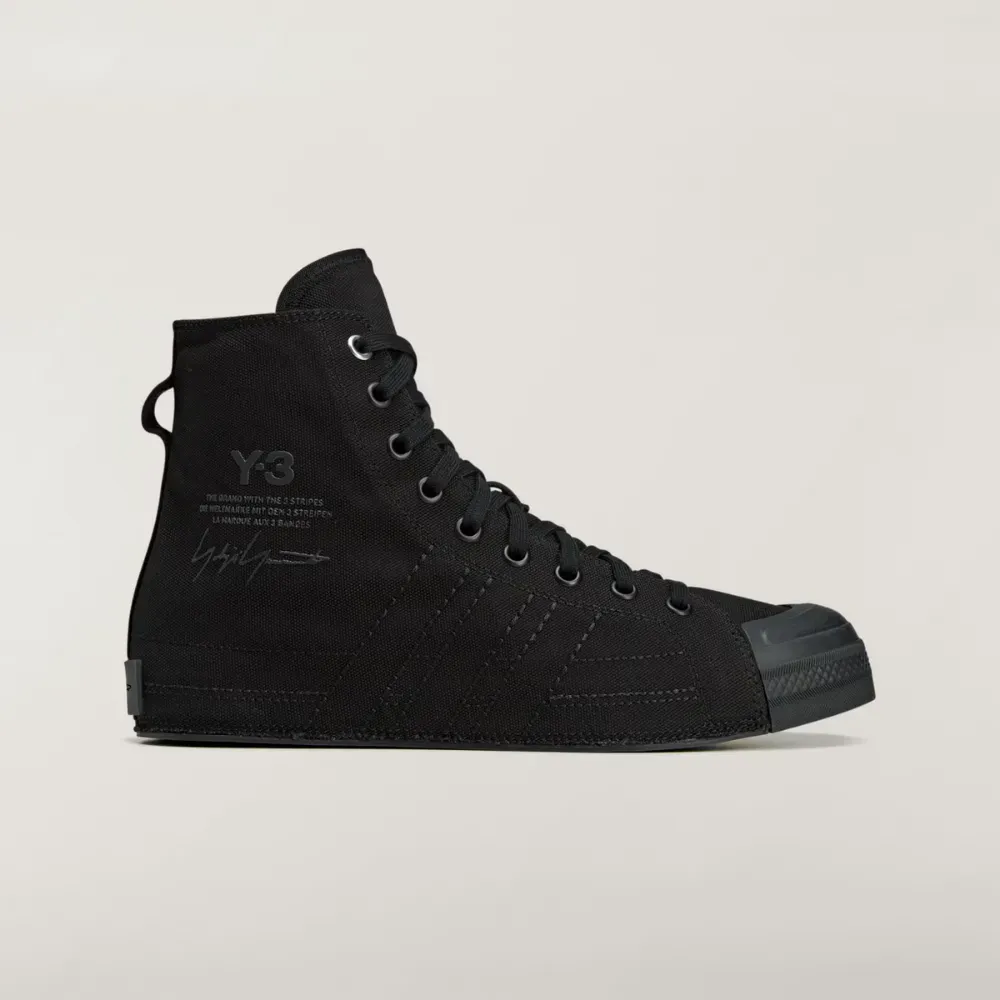 Y-3 x adidas Nizza Hi Black - Droper