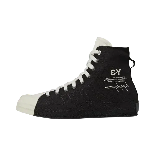 Y-3 x adidas Nizza High Black Off White - Droper