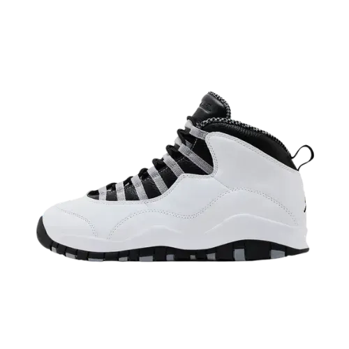 Air Jordan 10 Retro Shadow Charred Grey True Red Black - Droper