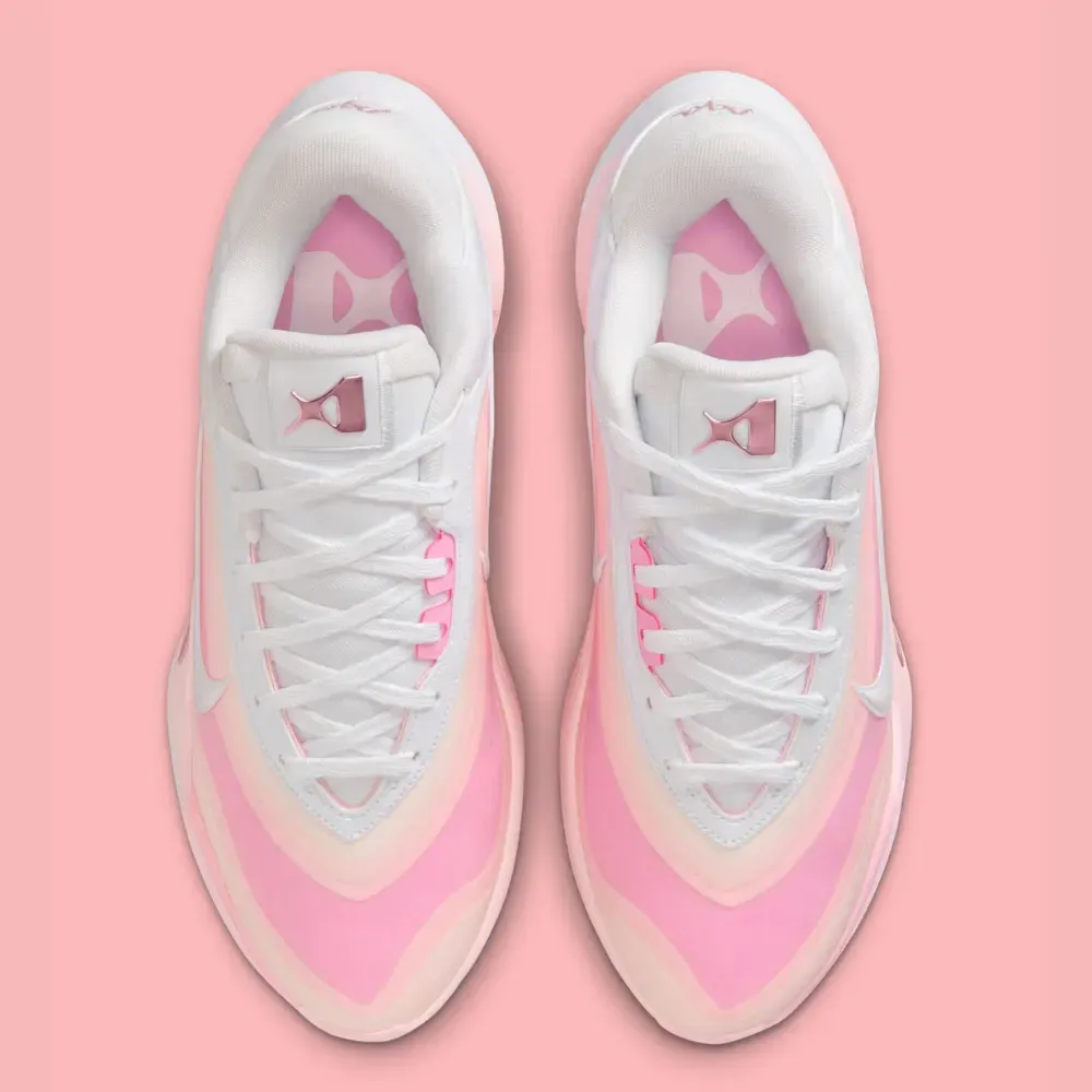 シューズ(女性用) Nike A'ja Wilson A'ja 1 Pink White 28.5 Nike A'ja Wilson A'One #1 Draft Pick - Droper