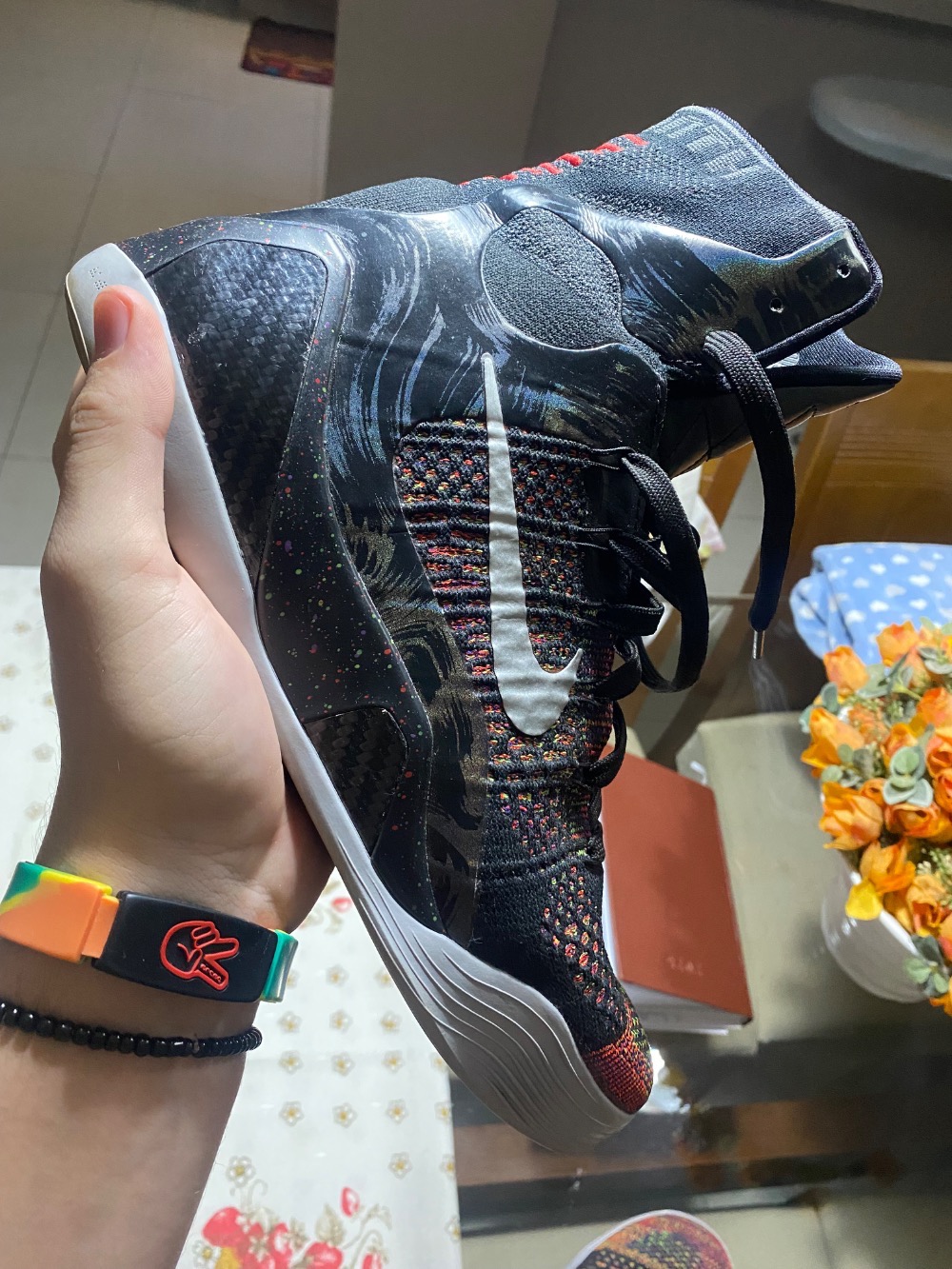 Nike Kobe 9 Protro Elite Masterpiece Black Metallic Silver