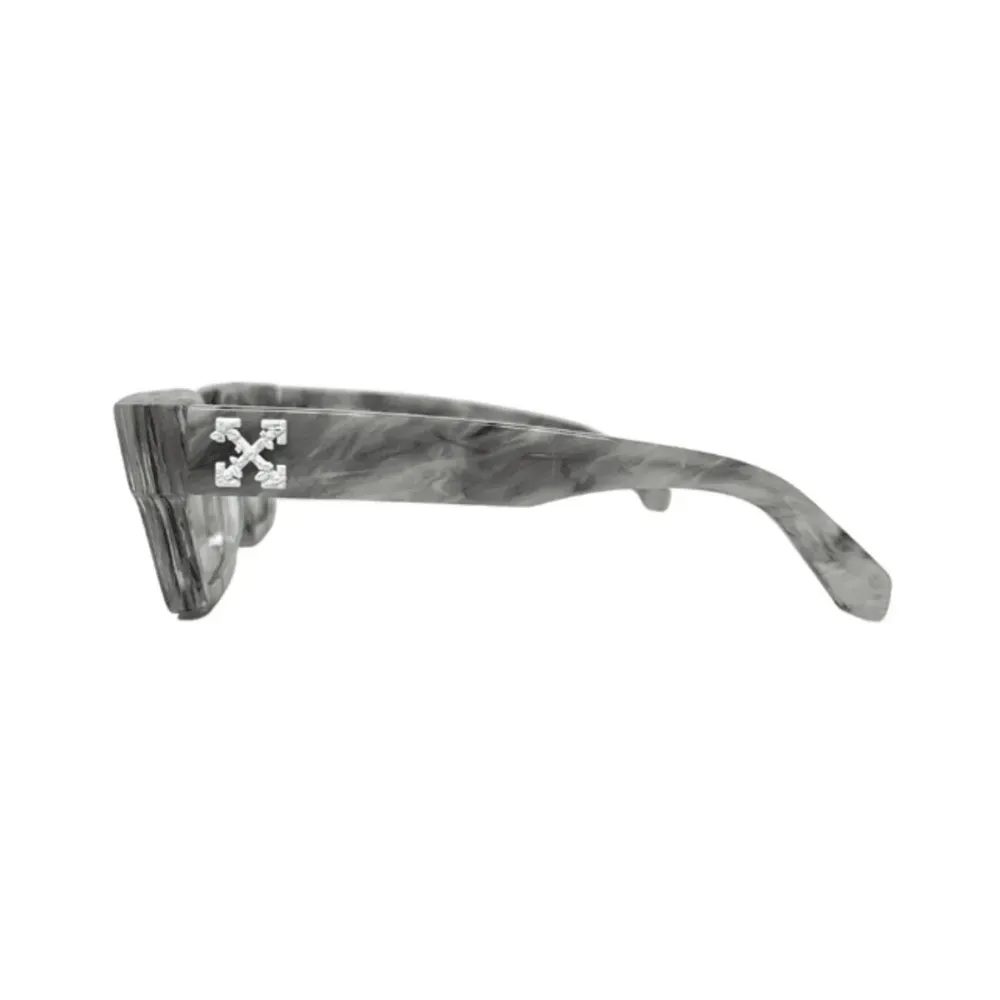 Óculos Off-White Catalina Rectangular Frame Light Grey White foto 2