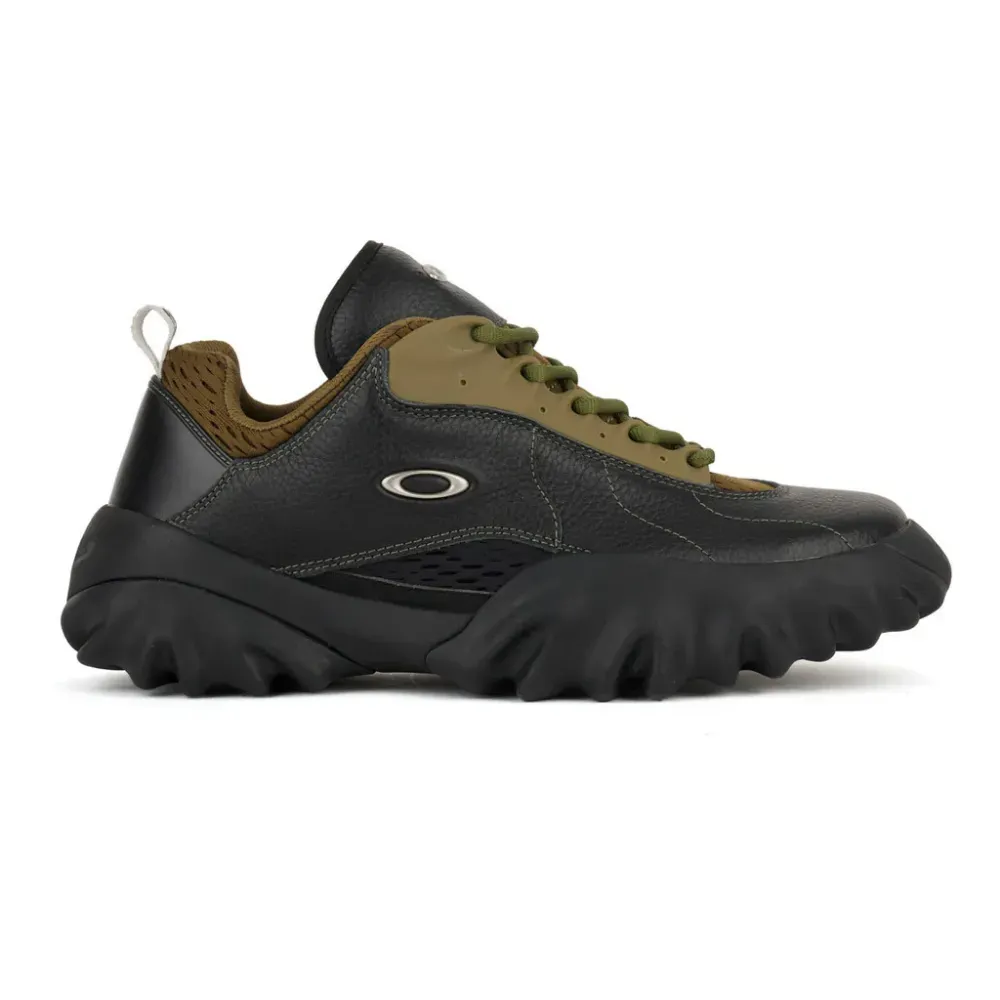 s*o様 archive oakley Leather LaceUp Short Oakley Chop Saw Factory Team Full Grain Leather Black Chive - Droper