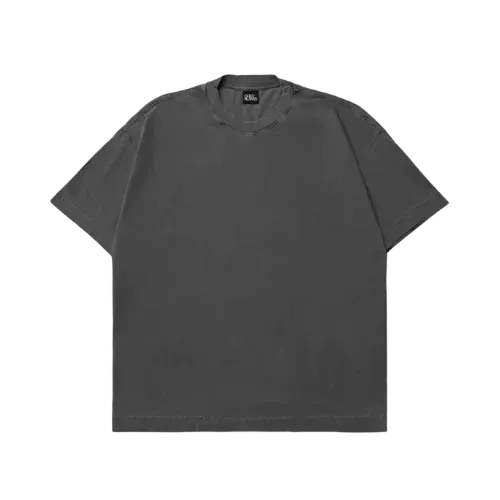 Camiseta Cold Blanks Tubular Regular Cinza Estonado - Droper