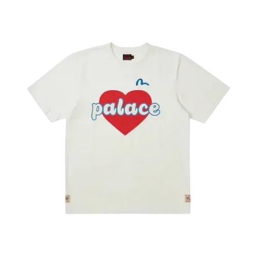 Evisu x Palace Camiseta Heart Black - Droper
