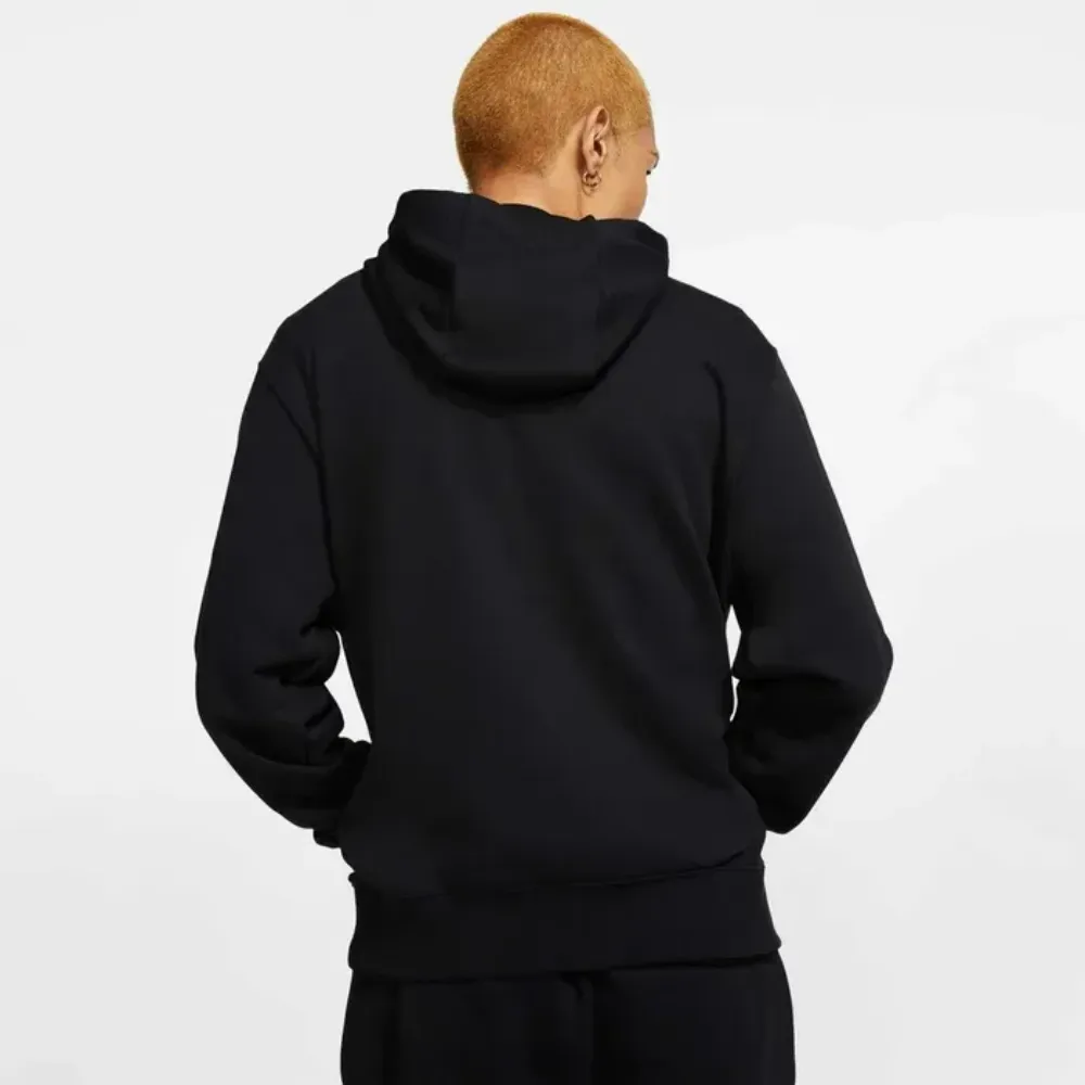 Moletom Nike Sportswear Club Full-Zip Black White foto 1