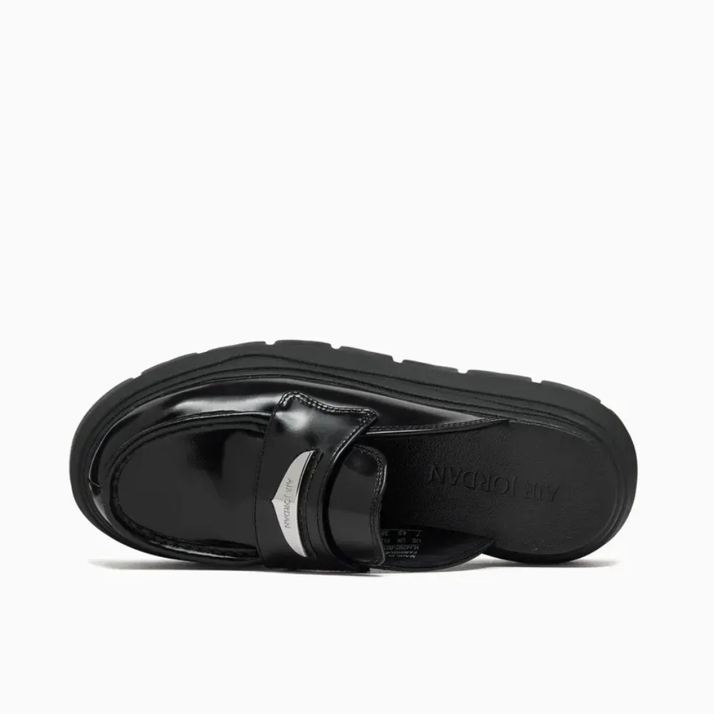 Air Jordan Mule Black Metallic Silver - Droper