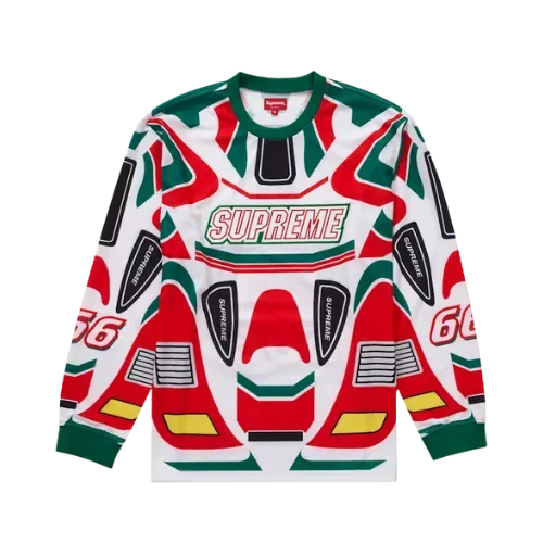 Jersey Supreme Decals Moto White