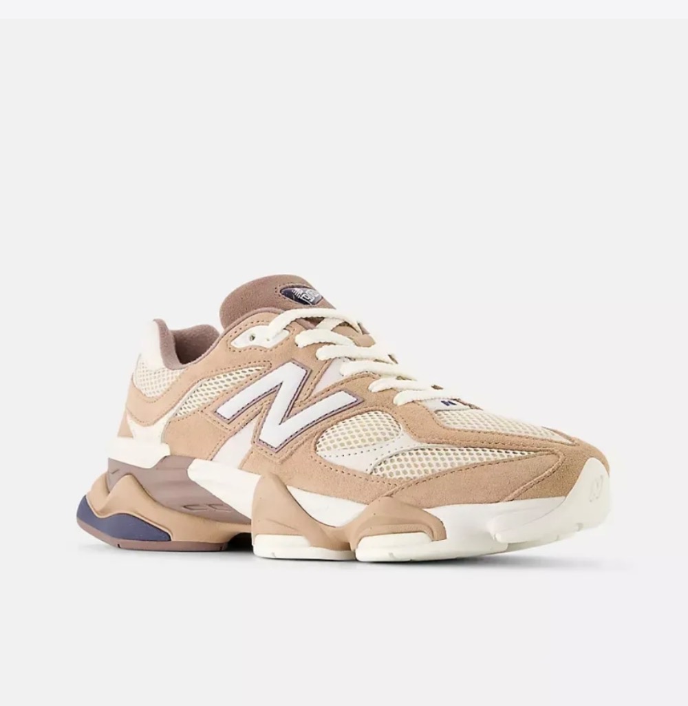 New Balance 9060 Earth Shadow Flat Taupe Bisque — 46, Novo