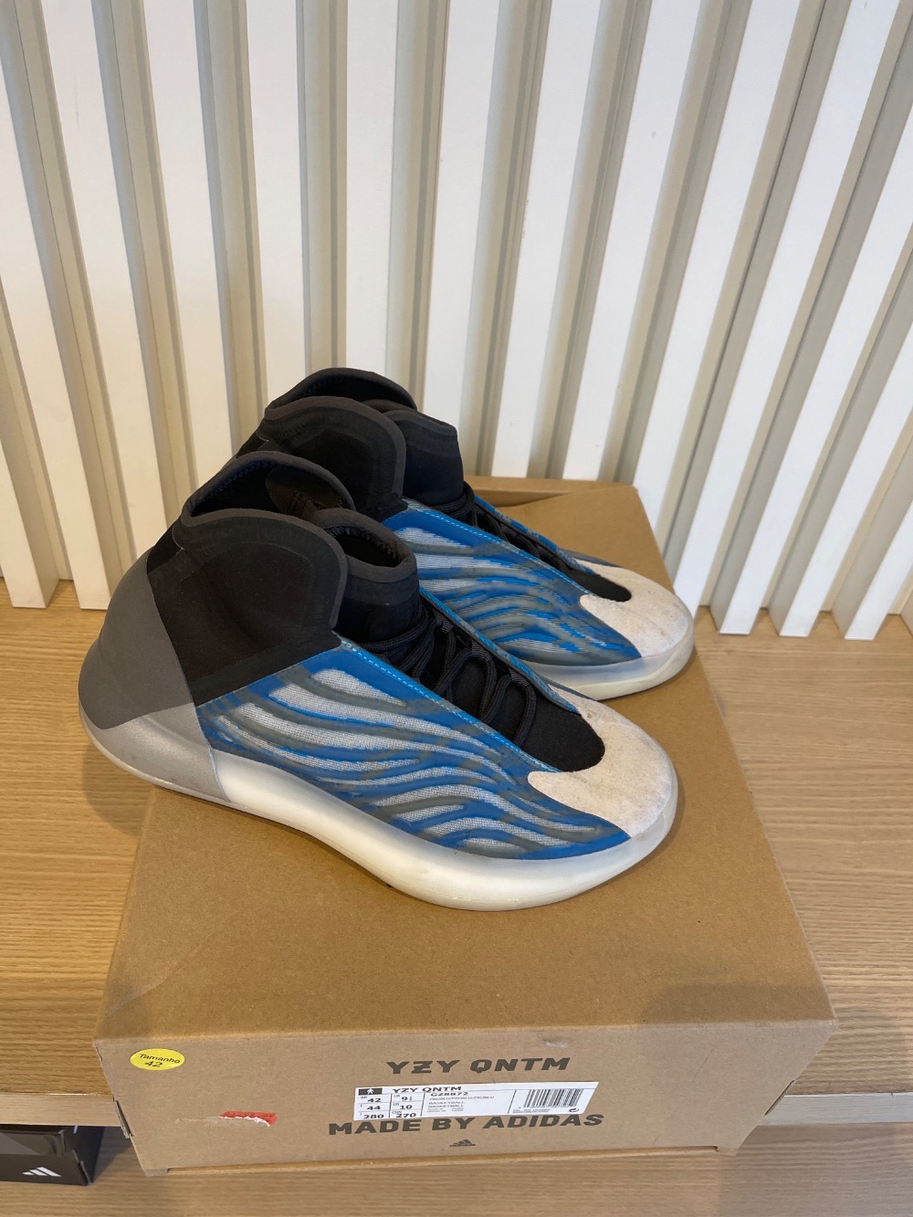 Yeezy QNTM BSKTBL Frozen Blue