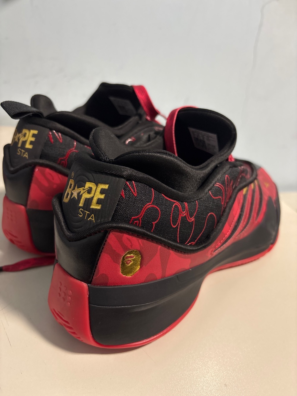 BAPE x adidas Dame 9 Better Scarlet