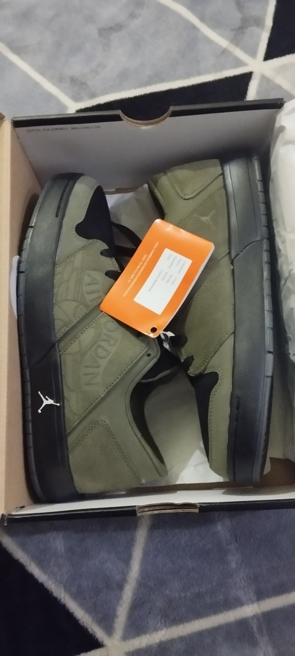 Jordan Nu 1 Low Cargo Khaki
