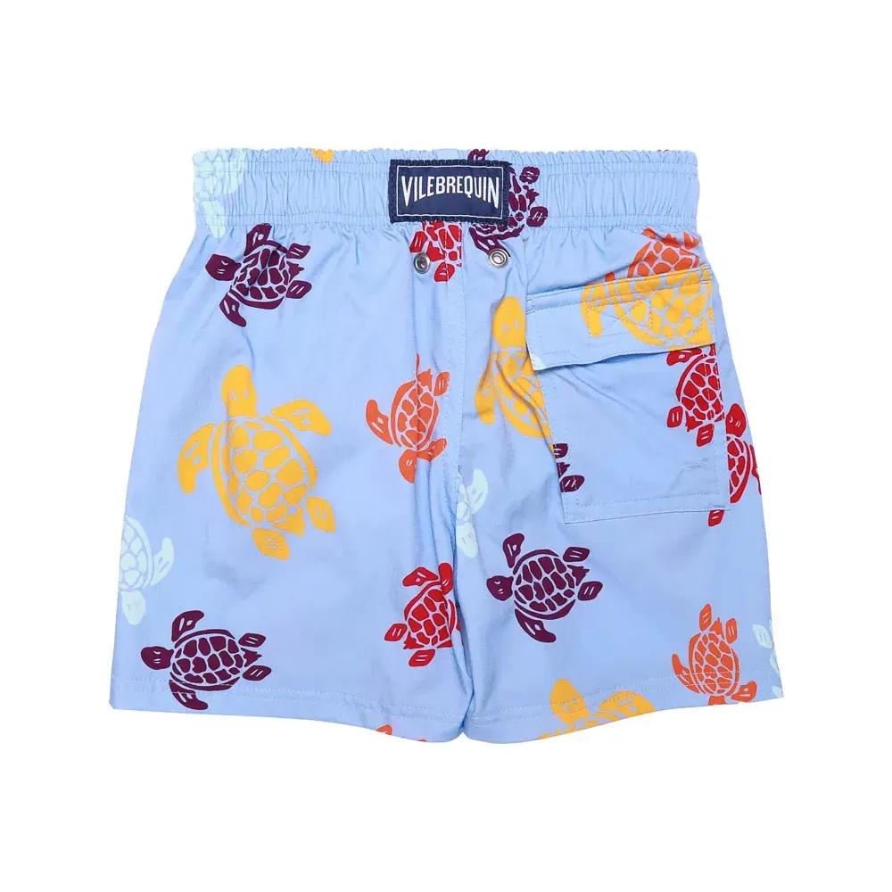 Shorts Vilebrequin Turtle Swim Light Blue foto 1