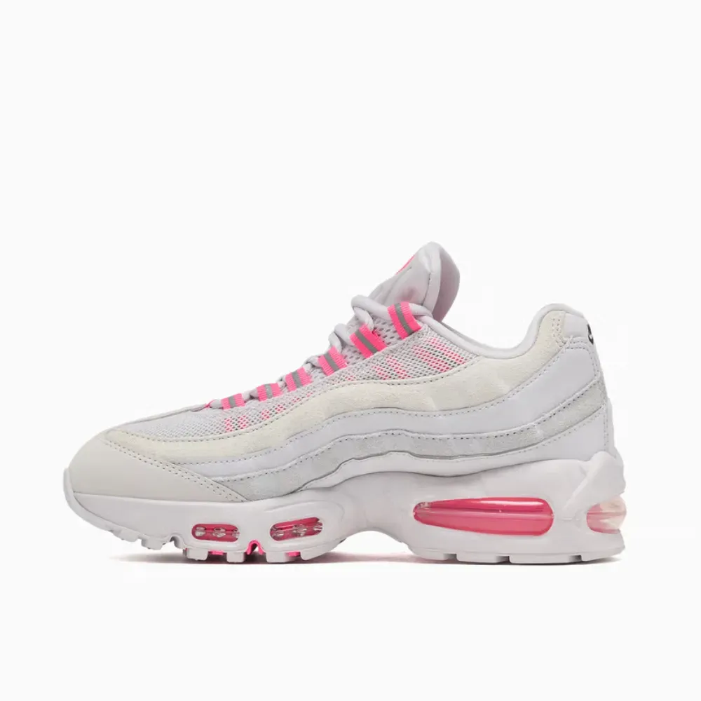 Nike Air Max 95 グレー/ホワイト/ピンク Nike Air Max 95 OG Big Bubble Vast Grey Hyper Pink - Droper