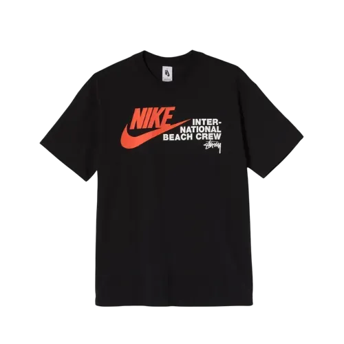 Stussy x Nike Camiseta International Beach Crew Preta