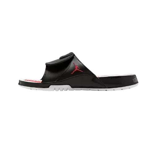 Chinelo Jordan Hydro XI Black Gym Red White
