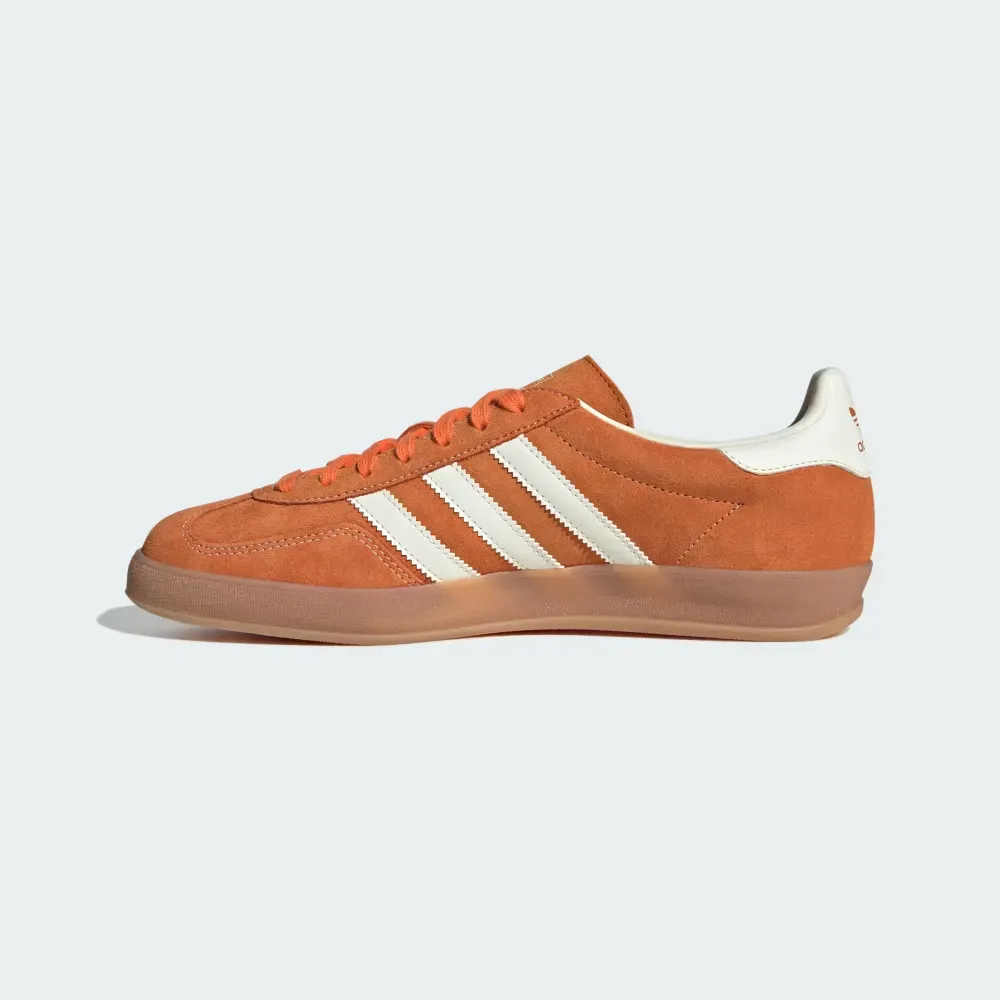 adidas Gazelle Indoor Orange Off White Gold Metallic foto 3