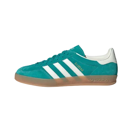 adidas Gazelle Indoor Pure Teal Off White Gold Metallic