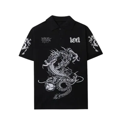 Ed Hardy x Exclusiviist 1of1 Camisa Hidden Dragon