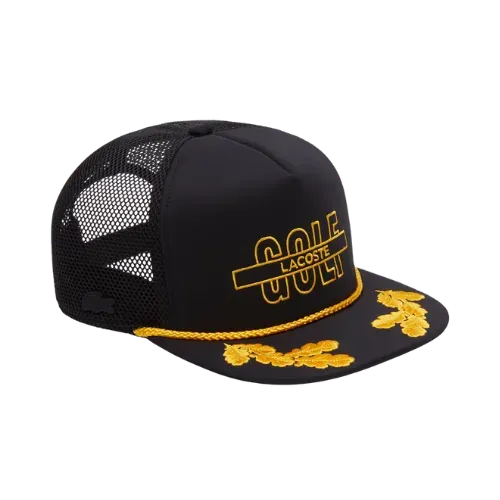 Boné Lacoste Golf Embroidered Black