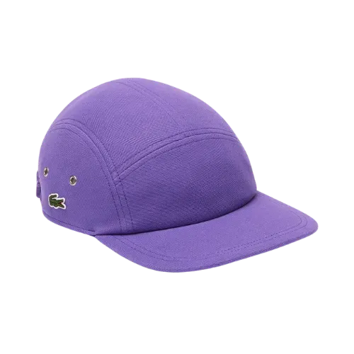 Boné Lacoste Organic Cotton Piqué Purple